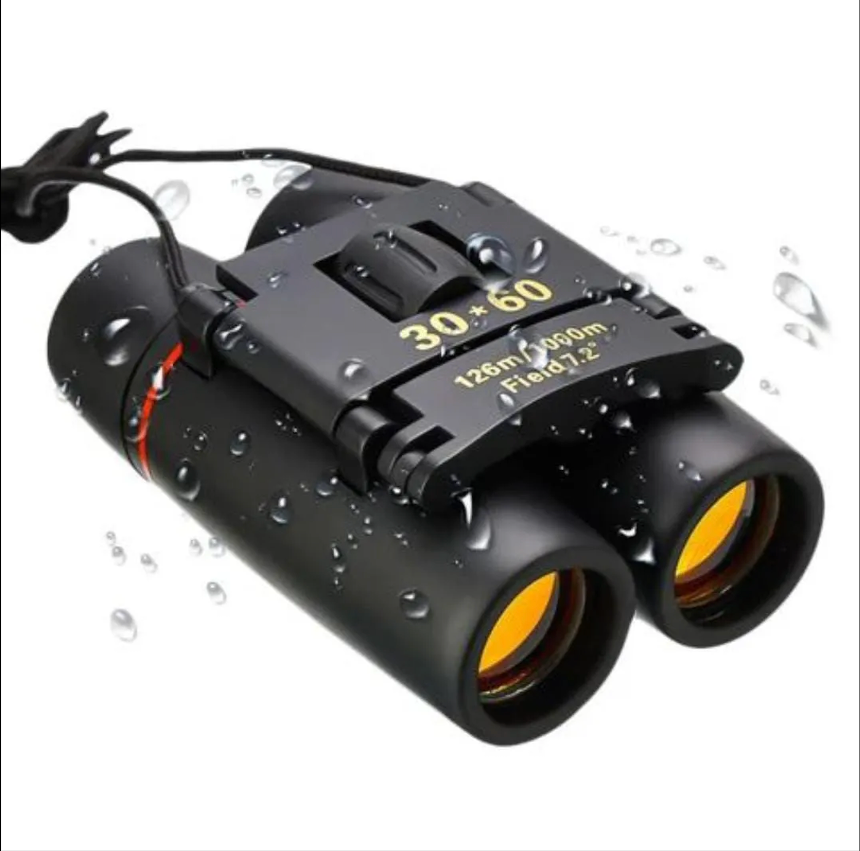 30x60 High Power Binoculars – Compact, BAK4 Prism, Low-Light Vision for Bird Watching, Hunting & Outdoor Sports