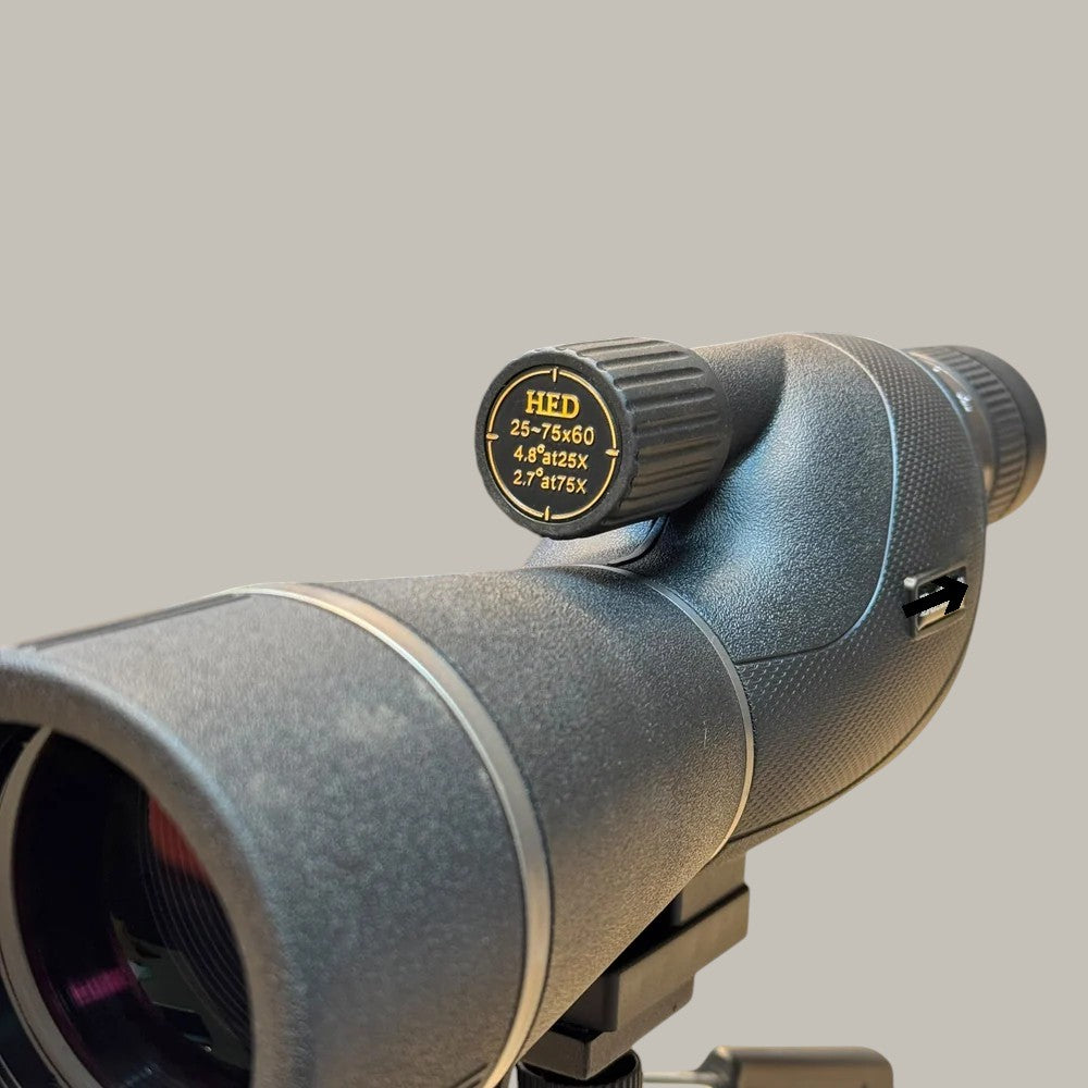 75x60 Spotting Scope – High-Powered, Portable, HD Optics for Outdoor & Long-Range Viewing