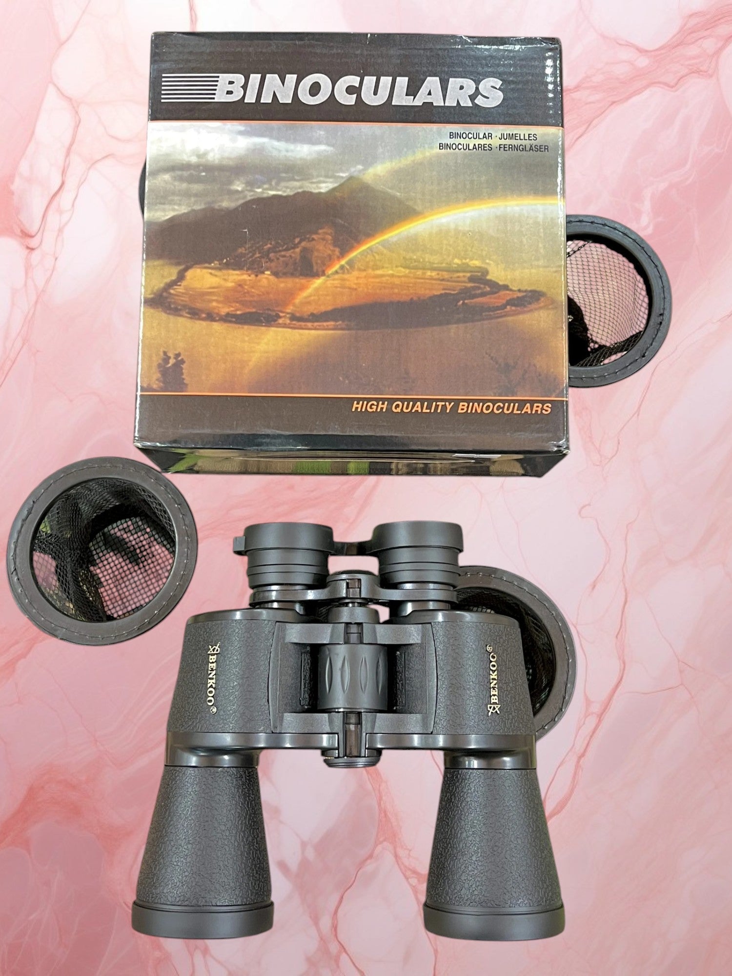 Benkoo 26x50 High-Power Binoculars – BAK4 Prism, FMC Lens, Waterproof for Bird Watching, Hunting & Outdoor Adventures