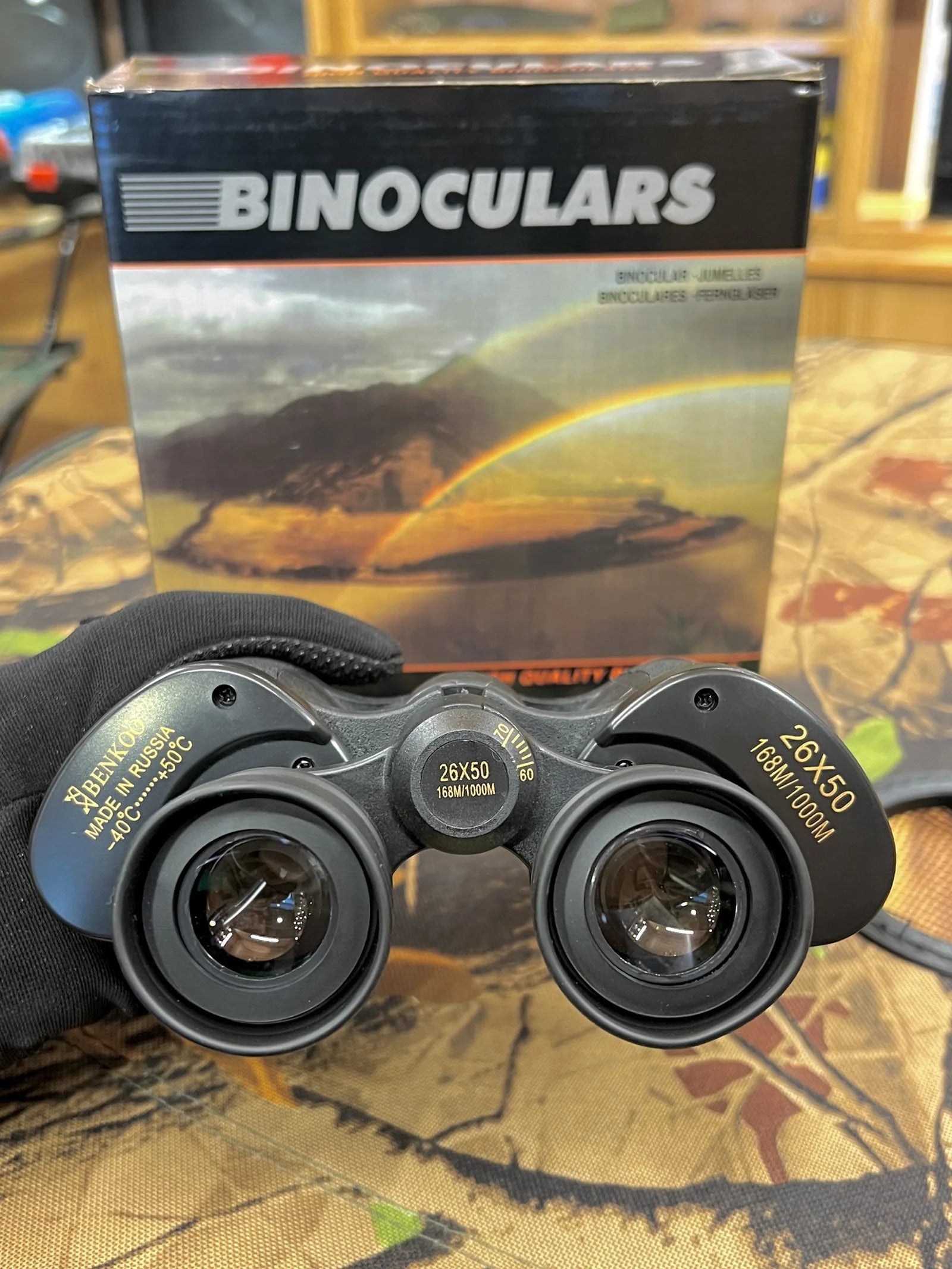 Benkoo 26x50 High-Power Binoculars – BAK4 Prism, FMC Lens, Waterproof for Bird Watching, Hunting & Outdoor Adventures