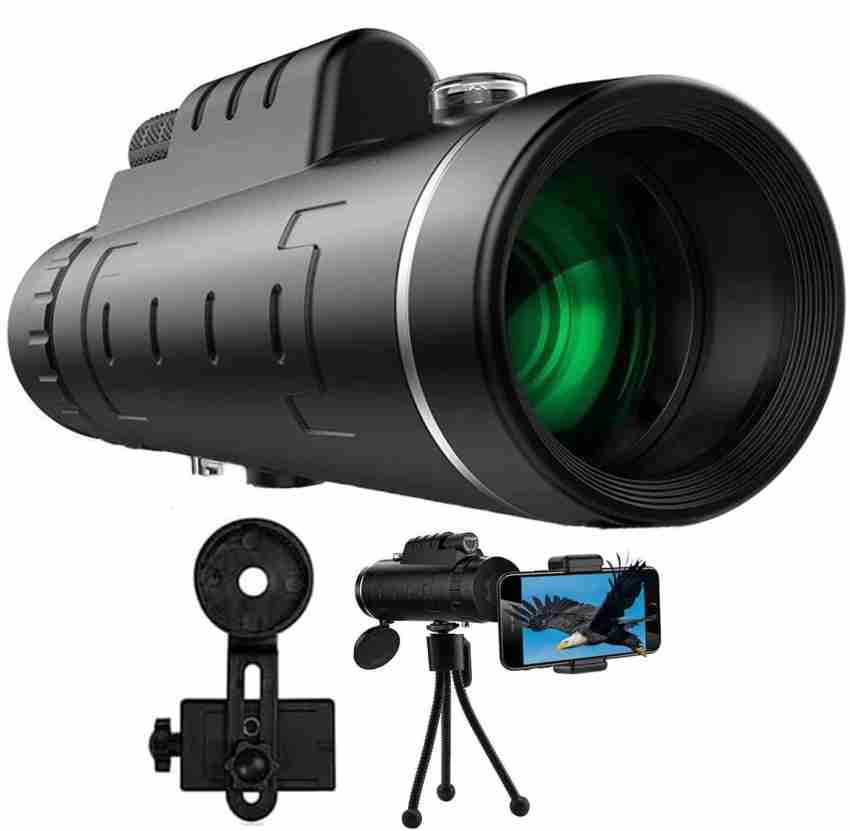 40x60 High Power Monocular Telescope – BAK4 Prism, Waterproof, HD Zoom for Bird Watching, Hiking & Travel