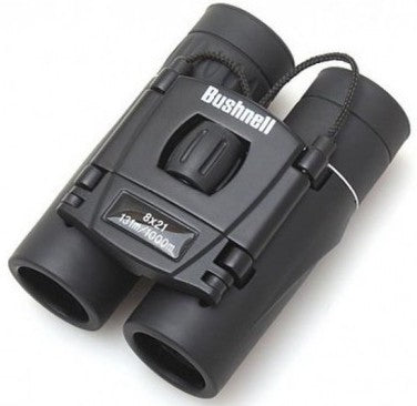 Bushnell 8x21 Compact Binoculars – Lightweight, HD Vision, Weatherproof for Bird Watching, Travel & Sports